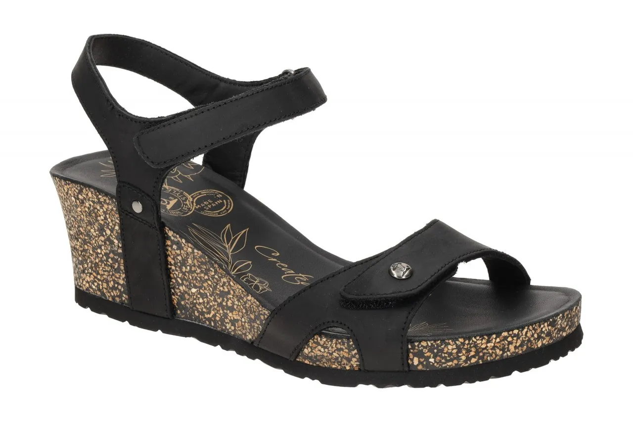 Panama Jack Julia Basics B1 Keil Sandale schwarz