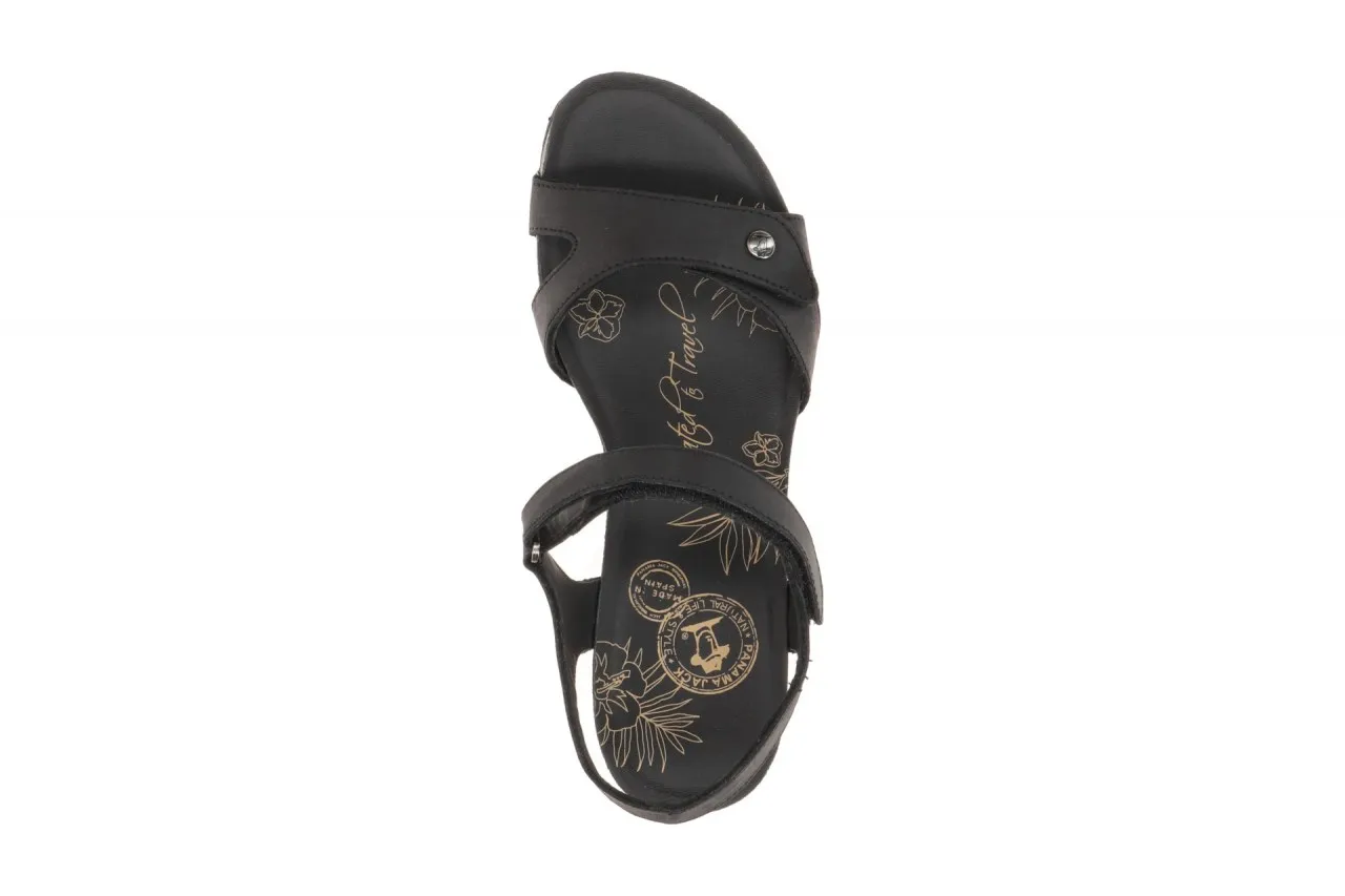 Panama Jack Julia Basics B1 Keil Sandale schwarz